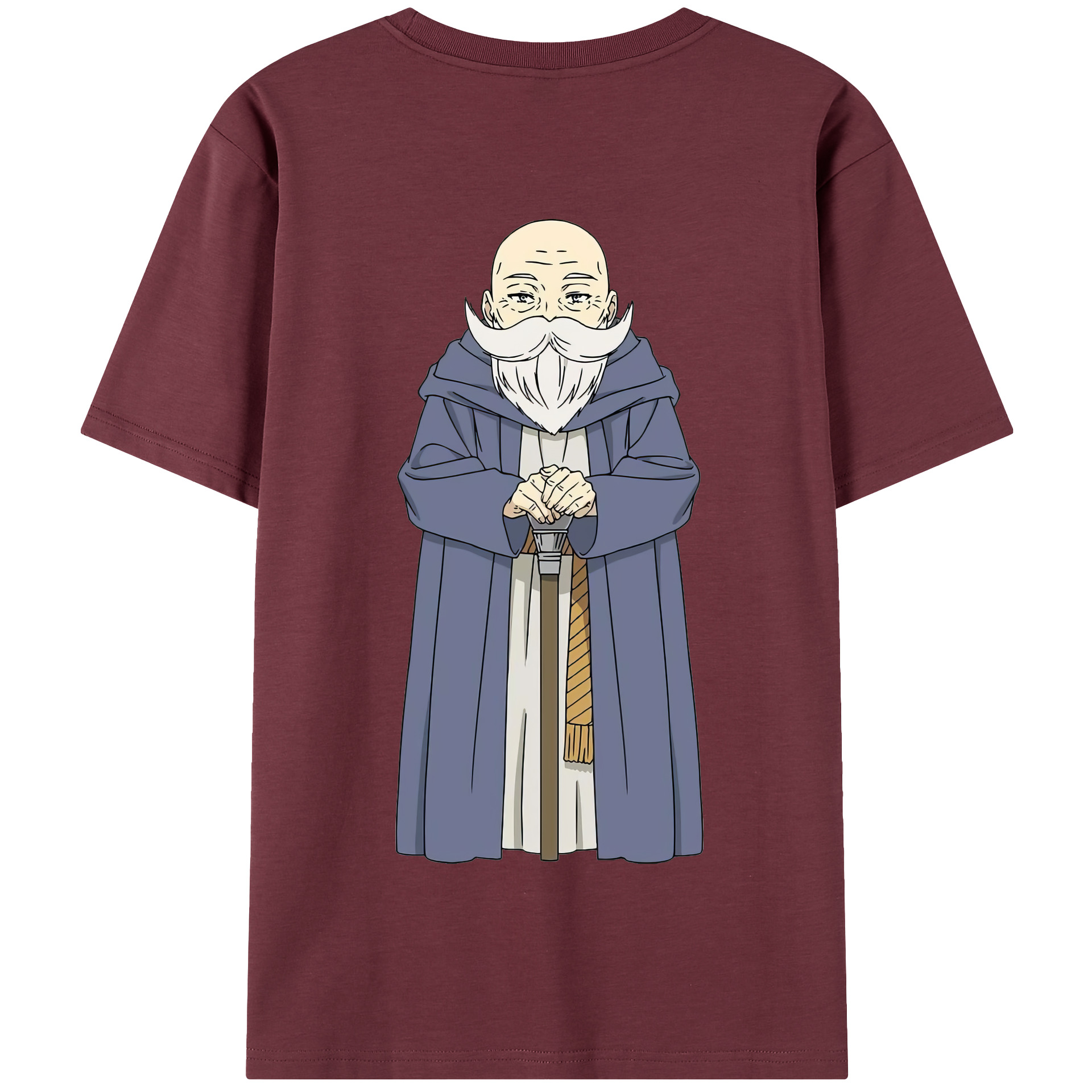 （画像用） 葬送のフリーレン Frieren 綿100％半袖Tシャツ（背面プリント）